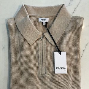 Men's Hyden Yoo XL Beige Sweater